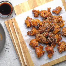 Teaser Image: Korean Fried Chicken with Jerk Sauce